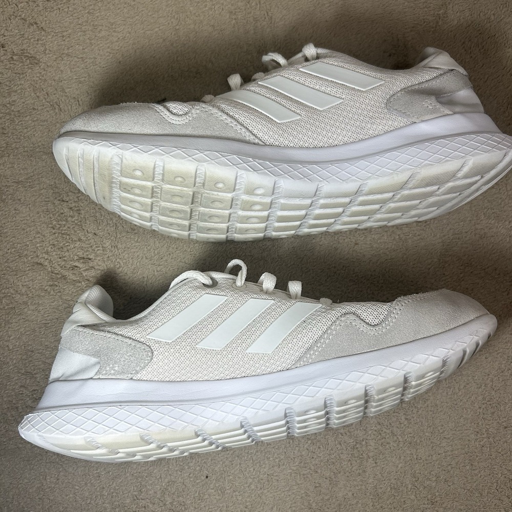 Adidas Archivo Womens Size 9‎ Cloud White Running Shoes Sneakers EF0527